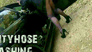 Pantyhose Flashing