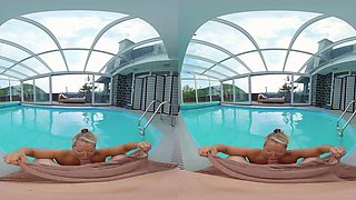 A.J. Vr Pool: Big Tits, Big Ass  Blowjob Porn