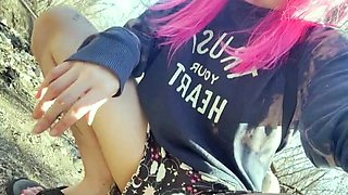 NovaSin - Outside Piss Slow Motion