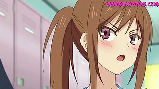 Uncensored Hentai Fuck in the Locker Room