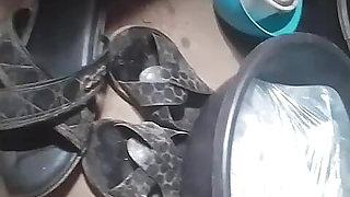 She loves me pressing and sucking her boobs