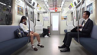 A Slut And Just The Two Of Us On The Last Train! A Little Devil Girl Who Panchira In The Seat Opposite J Ver When I Was Erect By Raw Temptation, I Got Fucked