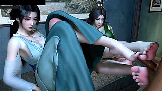 Temptress Goddess Glow: Virtual Curves - 3D Animation Hentai