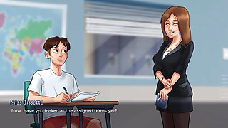 Sneaky Link with My French Teacher (Summertime Saga Gameplay)