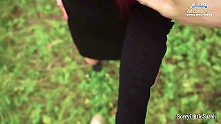 Mamochka S Ogromnymi Titkami Sbezhala Ot Muzha Chto B Ebatsya V Zhopu V Lesu