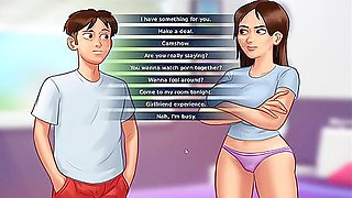 Skyler Fucked Stepmom While Watching Movie With Hard Dick - Car Toon