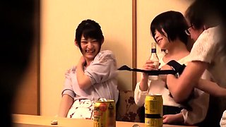 Amateur girlfriend anal group sex with facials