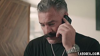 Hell No! Stepdad Fucks Blindfolded Rose