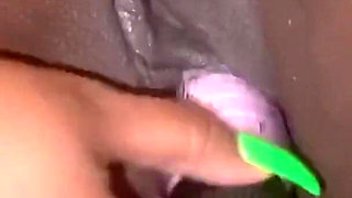 Leg up Pounding My Pussy with Big Dildo