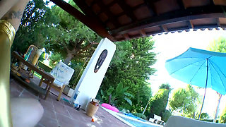 Strip of Blonde Babe End in Hardcore Fuck