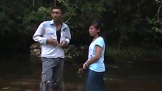 Hmong Amateur Adult Video in a Bikini Outdoors