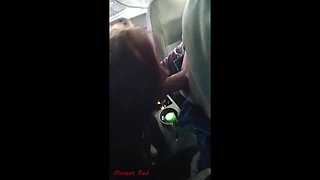 Picked up in a Nightclub, She Sucks My Cock in the Car and Swallows It All, What a Slut