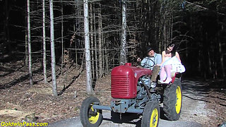 Lederhosen wedding fuck party