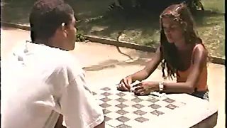 Hot moaning and cumming giving the pussy and the cusinho very tasty