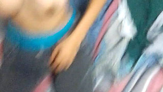 Step Daughter Jerks Her Step Dads Hard Cock to Big for Her Tiny Small Petite 18 Year Old Vergin Pussy