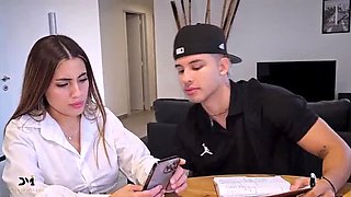 Skinny Latina Teen Paula Rojas Fucks Classmate Danner Mendez Alone At Home - Rough Doggystyle & POV Blowjob