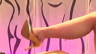 Lady Medea Piss Swallowing Ruined Femdom Handjob for Toilet Slave Looser