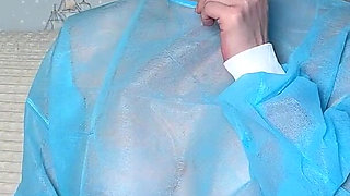 Perverted Surgeon Wrecks Asshole Fisting Gloves