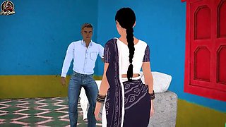 Desi Indian Mischievous Bhabhi Bhabhi Tempted Young Tenant For Firm Plumb Hindi