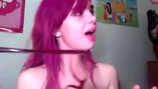Webcam Nerd Gets a Facial F: Blowjob, Amateur  Masturbation Porn