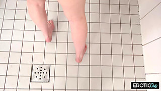 He Sneaks Into the Women's Shower and Fucks the Little Asian Girl