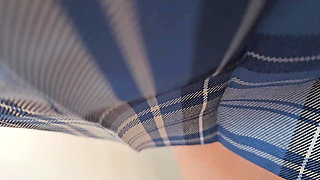 Schoolgirl fucks in toilet