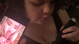 Vibrating my flat caged cuck husband during SPH