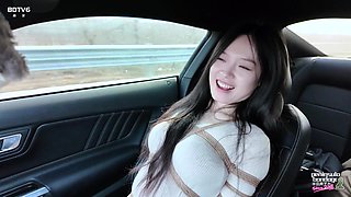 beautiful chinese girl tied and driven around in public