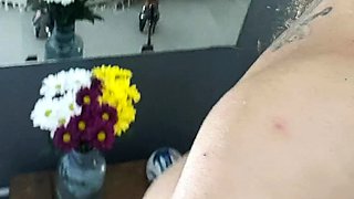 Cute curly brunette solo webcam masturbation