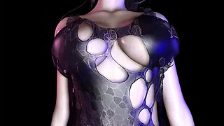 Sculpted Seduction: 3D Girl Model - 3D Animation Hentai
