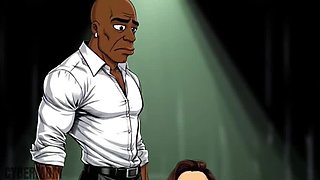 Anime Wife Cheats with BBC - Huge Black Cock Hentai Compilation - Busty 3D Netorare