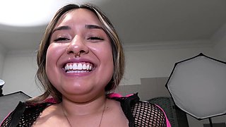 Busty MILF Leslie Monroe Revs Up as a Sexy Race Car Pit