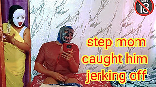 Stepom Caught Her Stepson Jerking off. What Happen Next? - Full Tamil Audio with Real Loud Moaning