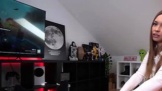 Anal fun with crazy towheaded - Deepthroat, Pussy Licking,
