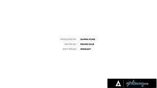 Horny Olive Glass & Alex Coal Sneaky Threesome with Nicole Kitt - Big Ass Lesbian Sex & Pussy Eating