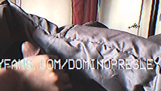 Milf amateur in spex gives handjob before cumshot