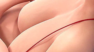 Huge Boobs Mercy Gym Training & Sperm Toy Inflation 3D Animation Overwatch