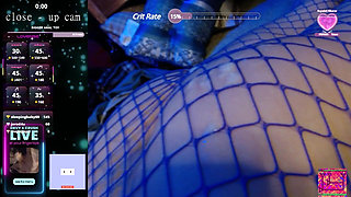 Cumming on My Fishnets