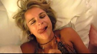 Amateur Wife Cheats and Gets a Hot Facial Cumshot