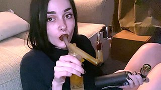 Beautiful brunette in sexy solo fingering masturbation 2 wmv