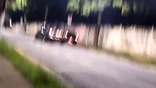 Risky masturbation at the bus stop next to the steamy girl!