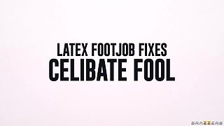 Latex Footjob Fixes Celibate Fool With Angela White, Will Pounder - Brazzers