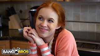 Redhead teen Dolly Little fucks her tutor Bruce Venture in this HD porn video