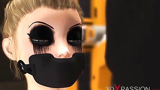Bouncy dream girl's cuffed fucked xxx