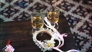 Amateur brunette in latex lingerie fucks hardcore in kitchen