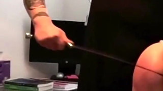 Fedup Aunty Gives Lying Alisha a Riding Crop Beating