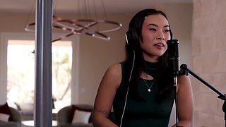 Kimmy Kimm, the petite Asian beauty, gets off with some hot oral action from her hot older lover Robby Echo