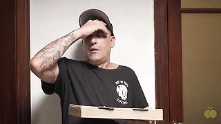 Blonde Wife Cheats on Hubby with Pizza Guy - Big Dick Cuckold Fuck & Cum in Mouth