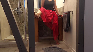 Selena's beautiful posing and erotic pleasure