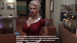 My Café's Cheating-wife Maid Was Mid-shift in Sexy Lingerie When Her Husband Walked in and Saw Everything - MILF Obsession - E63
